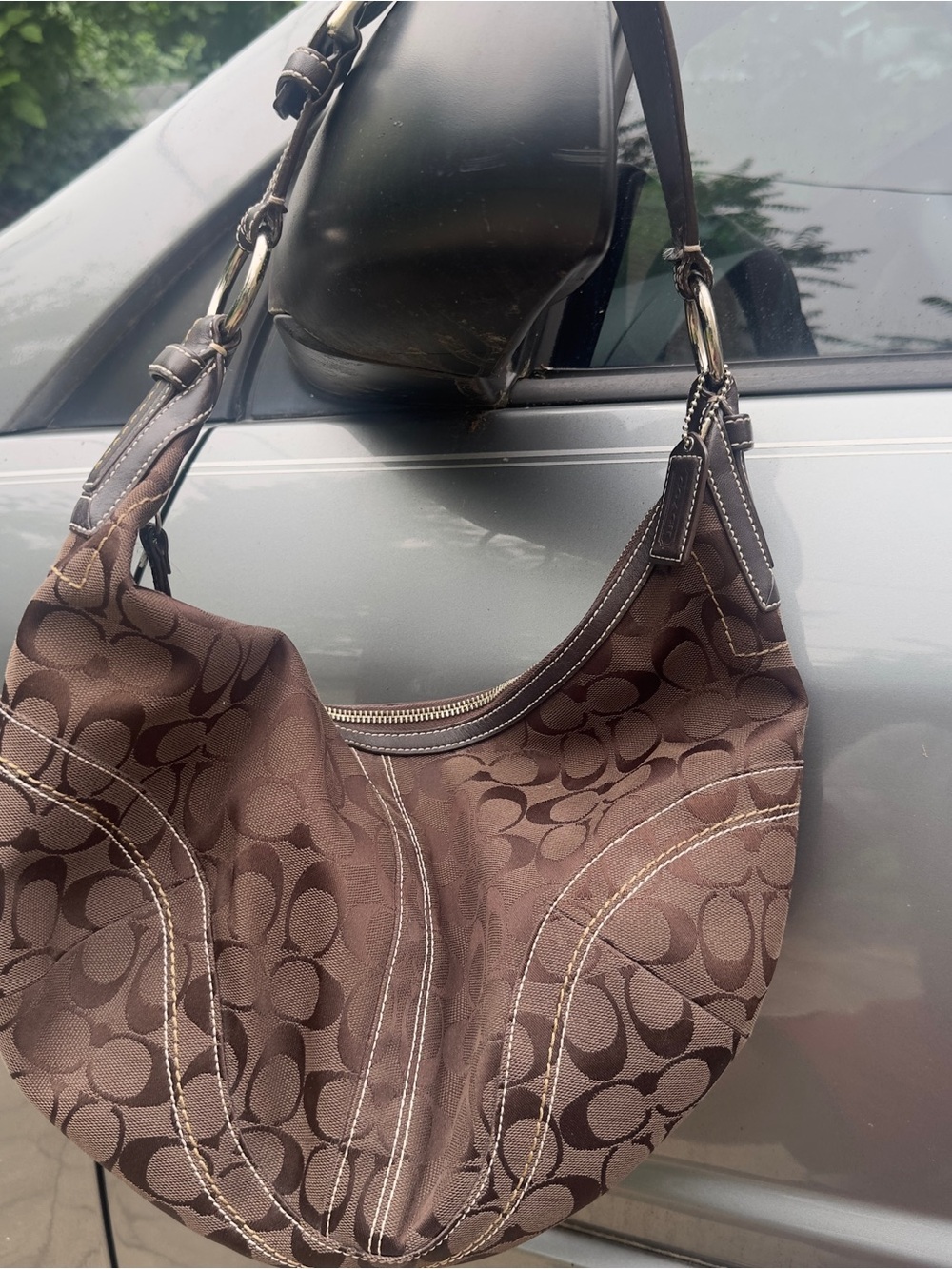 Coach vintage 2006 Brown Signature Shoulder Hobo Bag